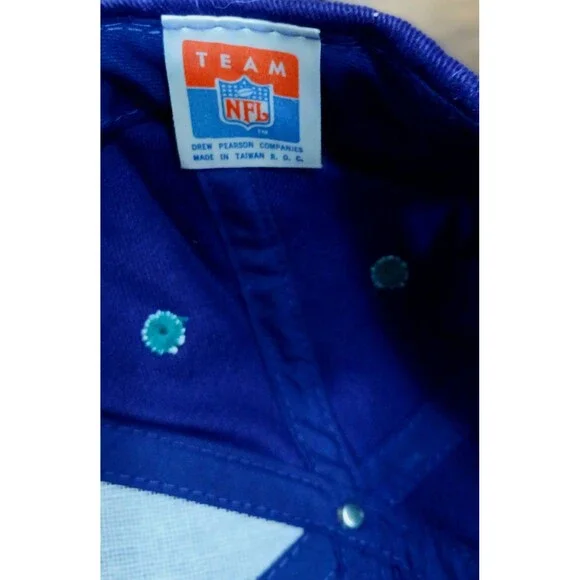 VTG 1997 Super Bowl XXXI Snapback Hat NWT – Drew Pearson NFL Blue Teal Cap USA - Picture 13 of 14